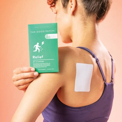 The Good Patch Relief Plant-Based Vegan Wellness Patch - 4ct