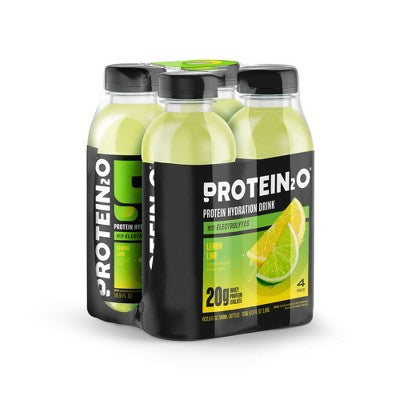 Protein2O 20g Clear Whey Protein Isolate Drink With Electrolyte Lemon Lime Non-Caffeinated - 67.6 fl oz/4pk