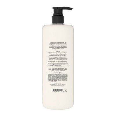Kristin Ess Fragrance Free Shine Enhancing Conditioner for Moisture + Hydration, Vegan - 33.8 fl oz