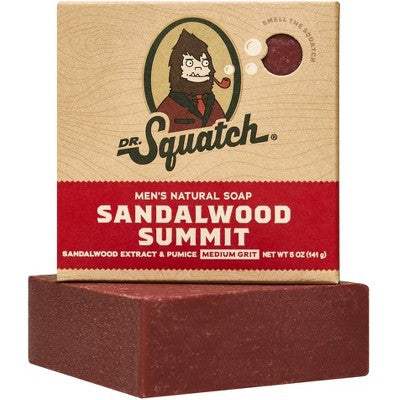 DR. SQUATCH Men's All Natural Bar Soap - Sandalwood Summit