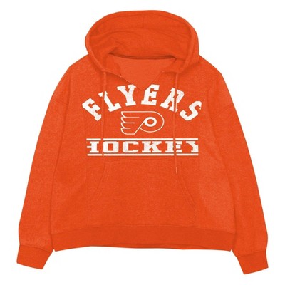 NHL Philadelphia Flyers Girls' Long Sleeve Hooded Sweatshirt - S