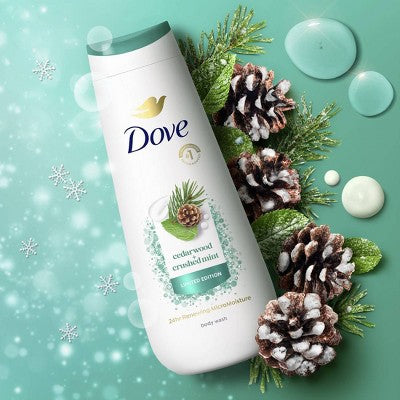 Dove Beauty Limited Edition Body Wash - Cedarwood & Crushed Mint - 20 fl oz