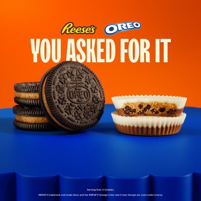 Oreo Reese's Peanut Buttery Creme Chocolate Sandwich Cookies - 10.81oz