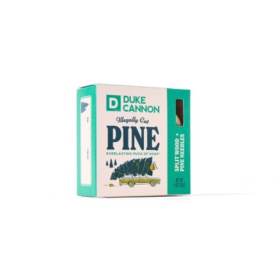Duke Cannon Supply Co. Men's Holiday Everlasting Puck Soap - Illegally Cut Pine - 5oz