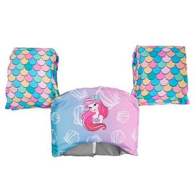 Ariel Disney Swim Trainer Kids' Life Jacket Vest - Youth (Sized by Weight): Polyester Safety Vest
