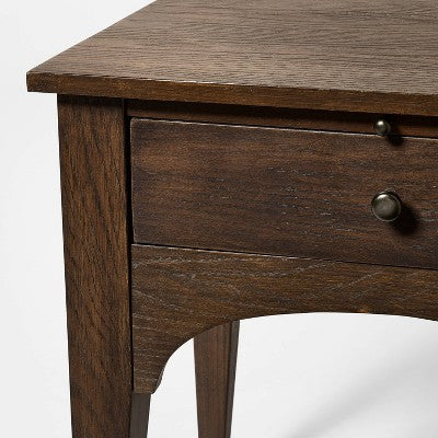 Palma Arched Square Side Table Dark Brown - Threshold designed with Studio McGee Fully Assembled (LOCAL PICKUP ONLY)