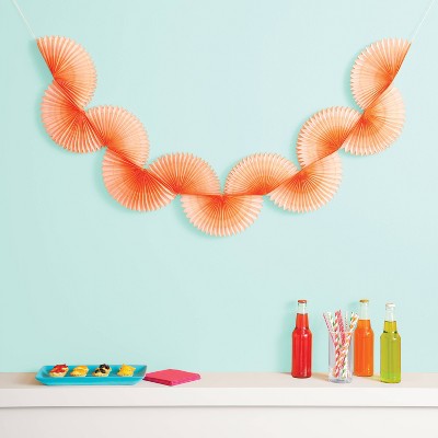 Orange Fan Garland - Spritz