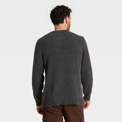 Men's Skull & Bones Crewneck Sweater L