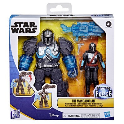 Star Wars 4'' Epic World of Action The Mandalorian Mech Force Suit