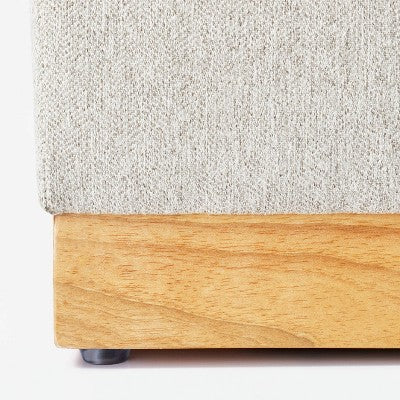 Woodland Hills Modular Armless Sectional Chair Light Gray - Threshold designed with Studio McGee (LOCAL PICKUP ONLY)