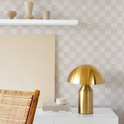 Tempaper & Co. Classic Check Textured Peel and Stick Wallpaper by Jeremiah Brent (LOCAL PICKUP ONLY)