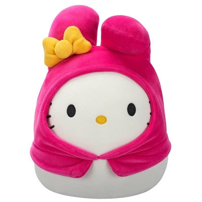 Hello Kitty 8" Squishmallows Plush in My Melody Hoodie