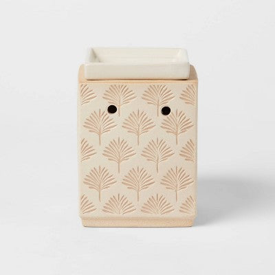 Ceramic Debossed Pattern Wax Warmer - Threshold
