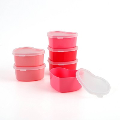 Cook With Color 6pk Small Heart Containers