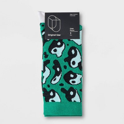 Men's Ying Yang Crew Socks - Original Use 6-12