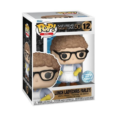 Funko POP! TV: SNL 50th Anniversary Lunch Lady Chris Farley Figure (Target Exclusive)
