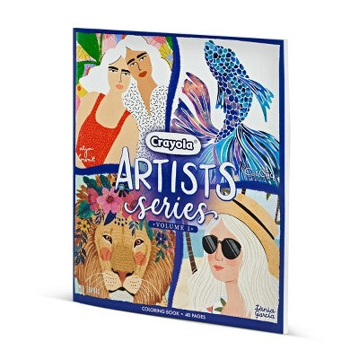 Crayola Artist Series Coloring Book: Adult Creative Thinking, 40 Pages, 9 Years & Up, 10" x 8.5"