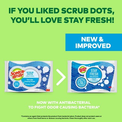 Scotch-Brite Scrub Dots Non-Scratch Scrub Sponge - 2pk