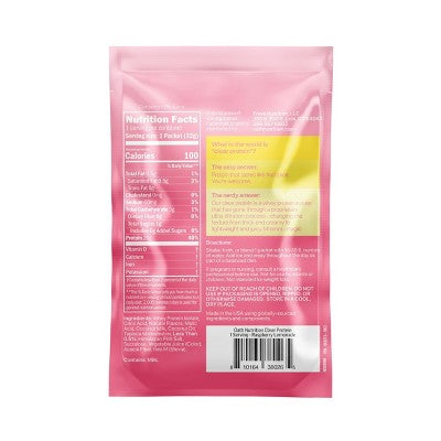 Oath Nutrition Single Serve Clear Protein Powder - Raspberry Lemonade