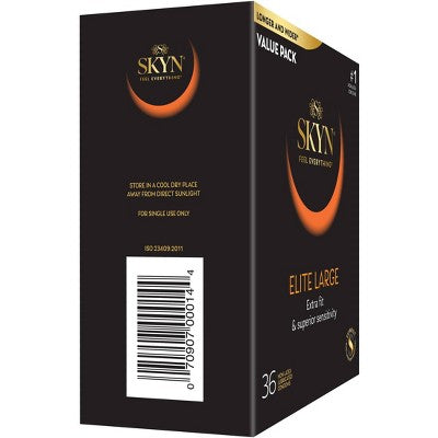 SKYN Elite Non-Latex Condoms - Large - 36ct