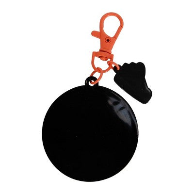 Ink & Barrel Backpack Charm Luggage Tag - Basketball Rubber Dangle: Silicone Clip-On