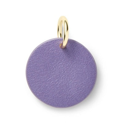 "P" Initial Collar Tag - Purple - The Cuddle Collab