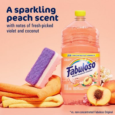 Fabuloso Peach Multi-Purpose Liquid Cleaner - 56 fl oz