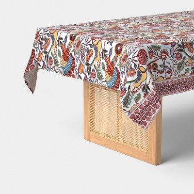 84"x60" Mixed Pattern Tablecloth - Threshold