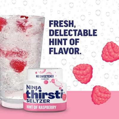 Ninja Thirsti SELTZER Raspberry Flavored Water Drops