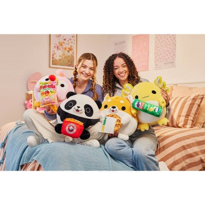 Snackles 14" Panda and Panda Express Stuffed Animal: Polyester Plush Toy Character, 1.46 lbs, 14x14x14