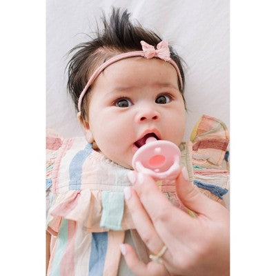 Itzy Ritzy Sweetie Silicone - Soother Pacifier - Pink Bows - 2pk