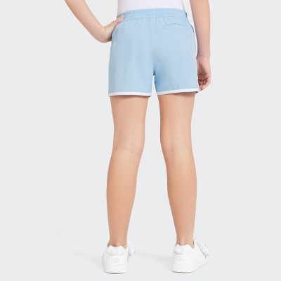 Champion Girls' Track Shorts - Light Blue XL