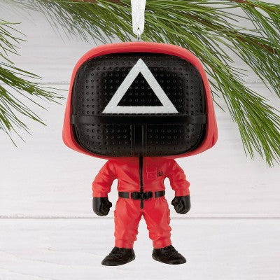 Hallmark Funko POP! Squid Games Pink Soldier Christmas Tree Ornament: Netflix Series Collectible