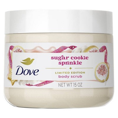 Dove Beauty Limited Edition Holiday Treat Body Scrub - Sugar Cookie Sprinkle - 15oz