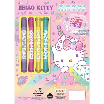 Hello Kitty Stamper Marker Coloring Book