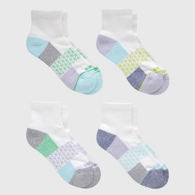 Hanes Women's Absolute Active 4pk Ankle Socks - Assorted Color 5-9: Cushioned, Seamless Toe