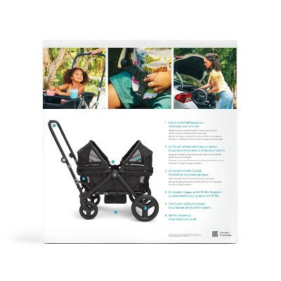 Munchkin Ultra-lite Stroller Wagon - Black (LOCAL PICKUP ONLY)