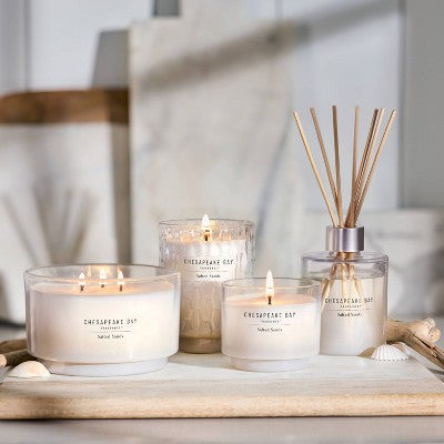 Chesapeake Bay Candle Large 3-Wick Candle with Lid Salted Sands 14.5oz