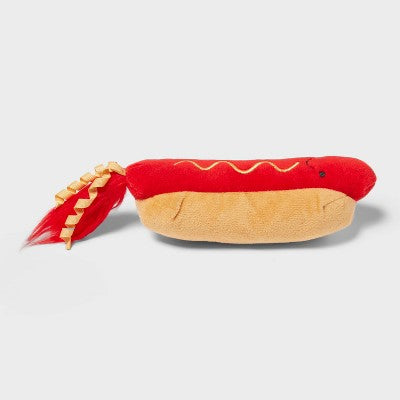 Kicker Hot Dog Cat Plush Toy - Sun Squad
