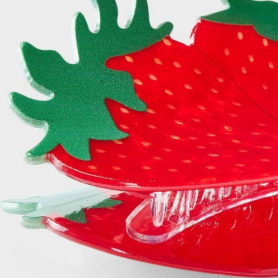 Double Strawberries Claw Hair Clip - A New Day Red