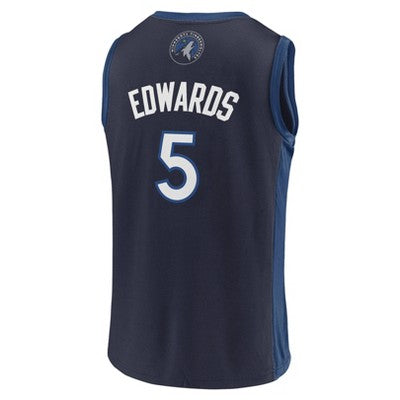 NBA Minnesota Timberwolves Youth Anthony Edwards Jersey - M