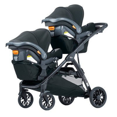 Chicco Corso Flex Infant Car Seat Adapter/Basket - Black: Machine Washable Seat Pad, Metal Material