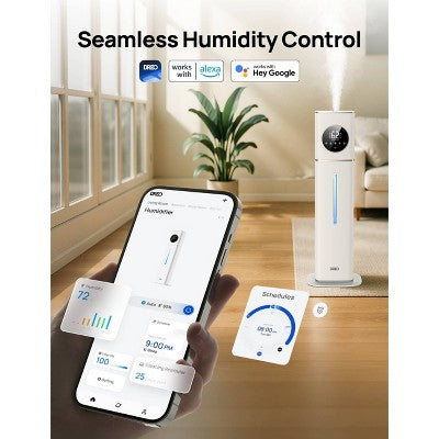 DREO Smart Ultrasonic Humidifier, 100H Runtime for Large Rooms - 3gal (LOCAL PICKUP ONLY)