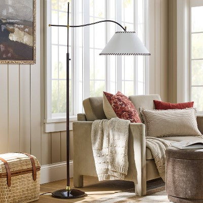 Floor Lamp Maroon - Threshold designed with Studio McGee (LOCAL PICKUP ONLY)