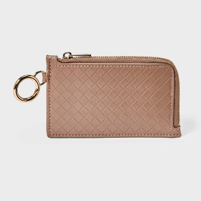 L-Zip Card Case - A New Day Brown