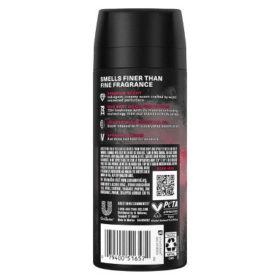 Axe Body Spray Fine Fragrance Cherry Spritz, Aluminum Free - 4.0oz