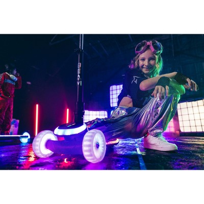 Melo Beam 3 Wheel Kick Scooter with Light Up Wheels - Black (LOCAL PICKUP ONLY)