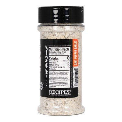 Blackstone SPG Salt, Pepper, and Garlic Seasoning 8.4oz: Hickory Citrus BBQ Rub for Meats & Veggies