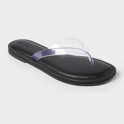 Women's Keilani Thong Flip Flops - Universal Thread Clear 8