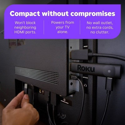 Roku Streaming Stick Plus 2025 4K and HDR Streaming Device